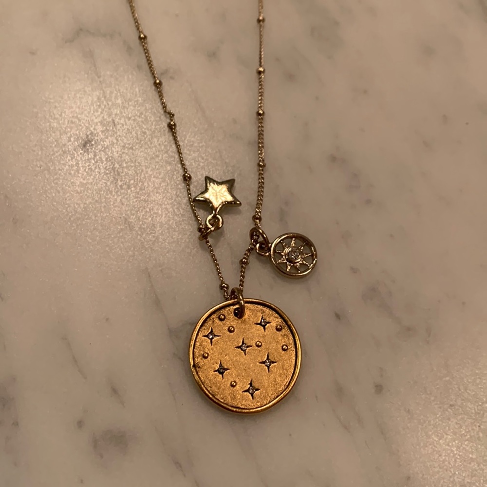 Gold Star Charm Necklace